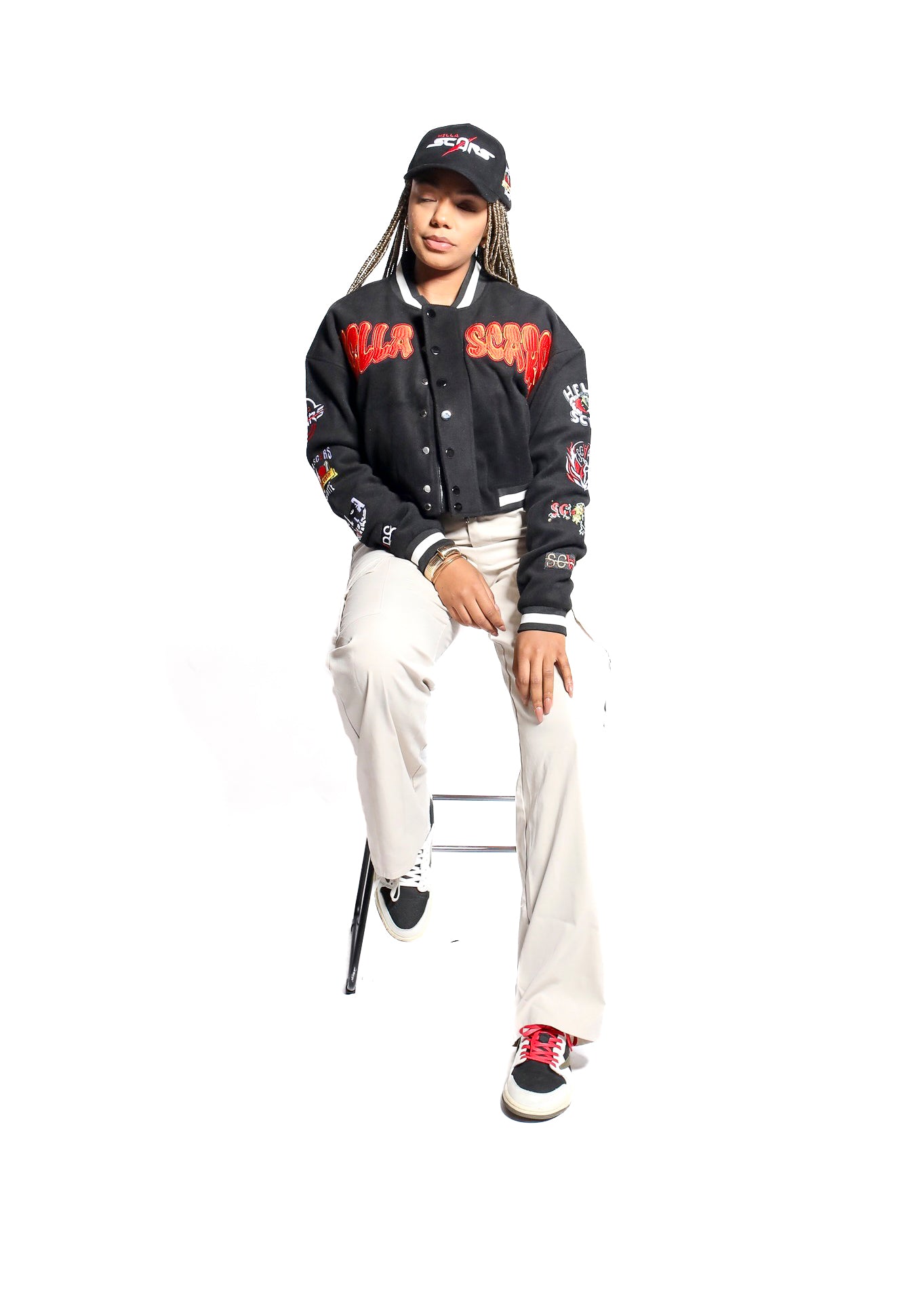 HELLA SCARS WINTER24 VARSITY JACKETS **MADE-TO-ORDER**